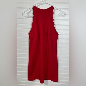 BCX Red Sleeveless Dress Medium Women’s